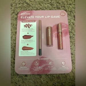 Purlisse Pinky Nude Lip Kit Trio